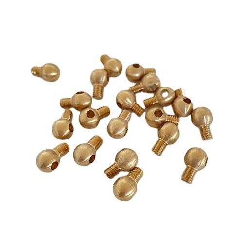 Spherical brass screw