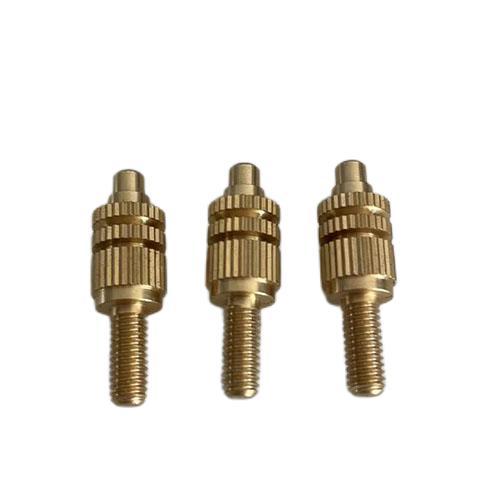 brass knurled screw